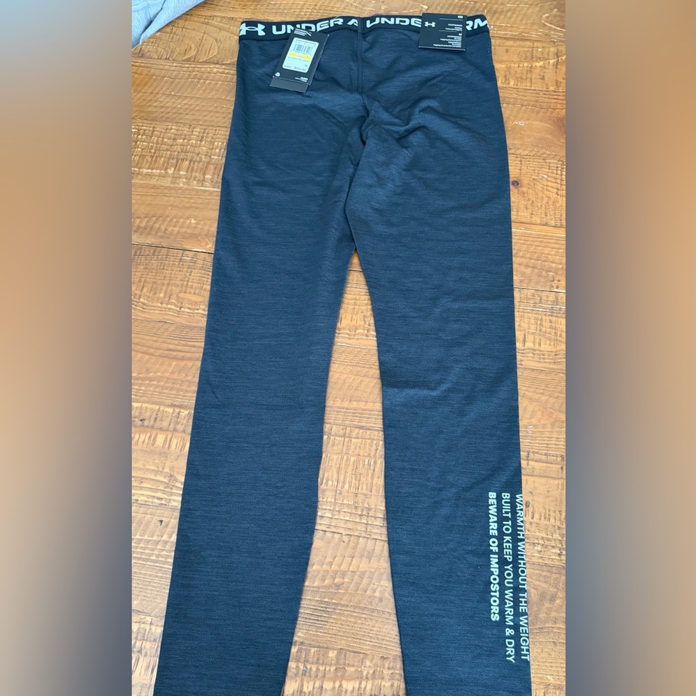 Under Armour Womens Coldgear Twist Leggings Med NWT